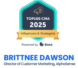 TOP 100 Customer Marketing Influencer 2025 award badge